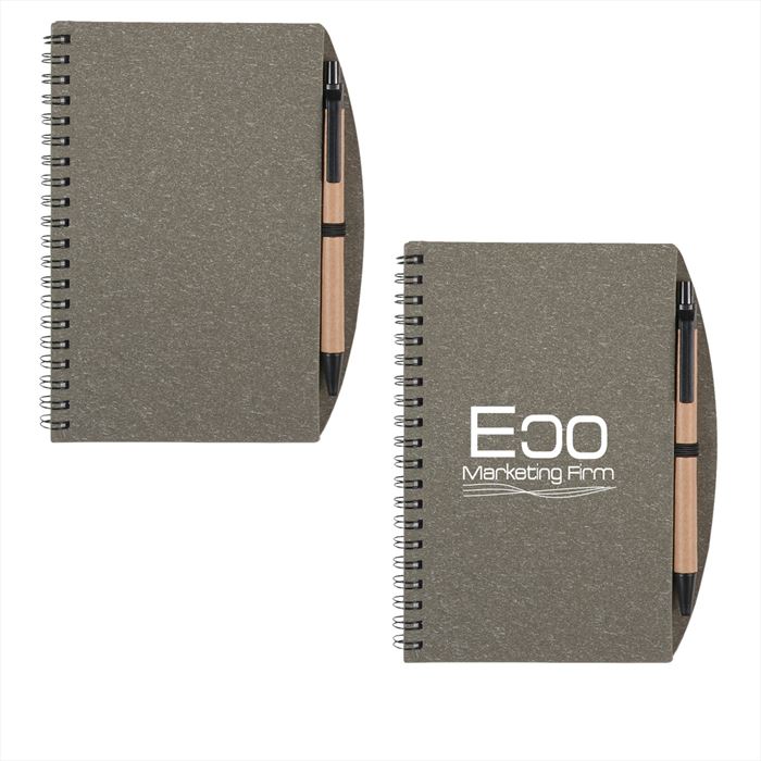 SH6115 Vintage Notebook With Pen And Custom Imprint